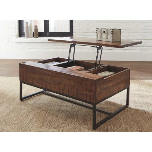 Modern Rustic Interiors Itzel Lift Top Coffee Table with Storage